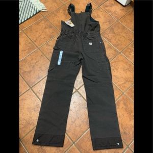 NWT women’s Carhartt bib overalls Sz small tall